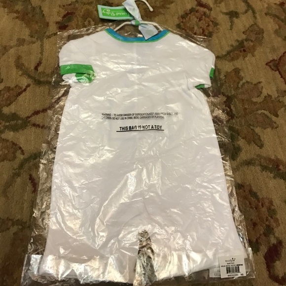 Mudpie initial baby Onesie letter S New - Picture 3 of 3